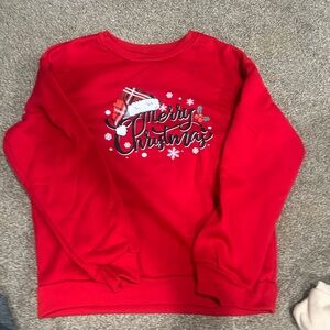 Red Merry Christmas Sweatshirt